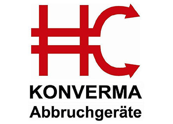 Logo Firma KONVERMA Abbruchgeräte in Schemmerhofen